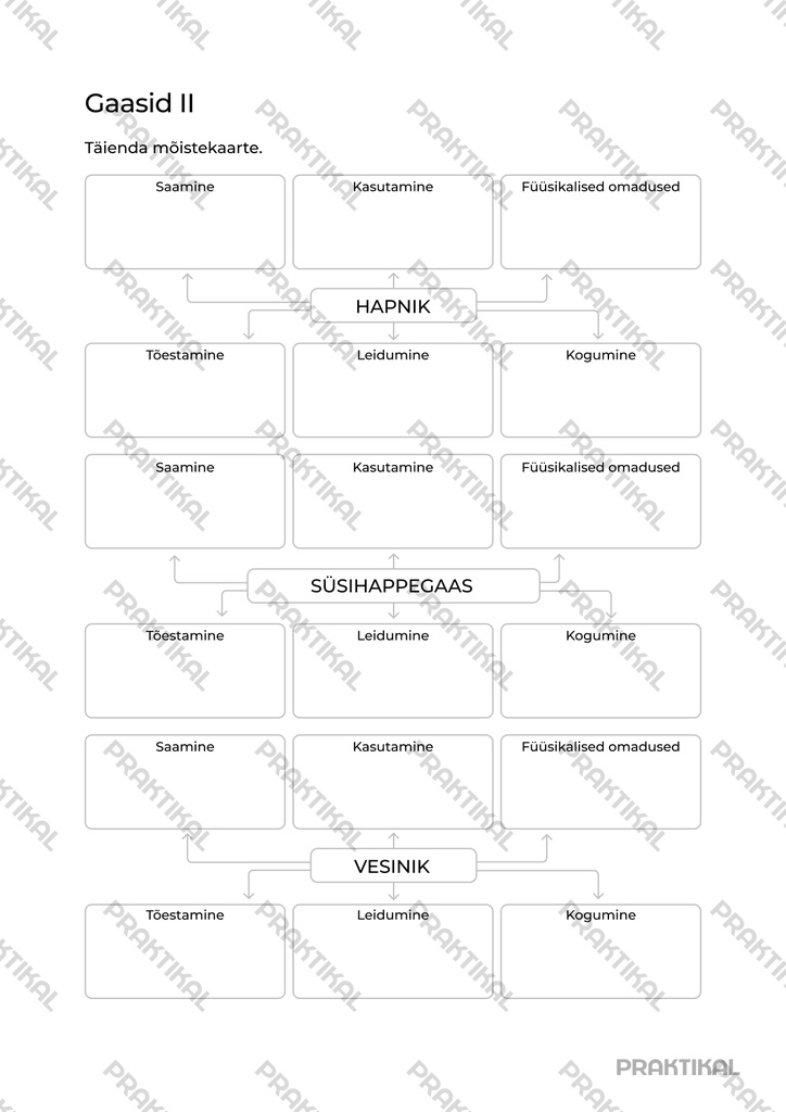 Tööleht "Gaasid 2"