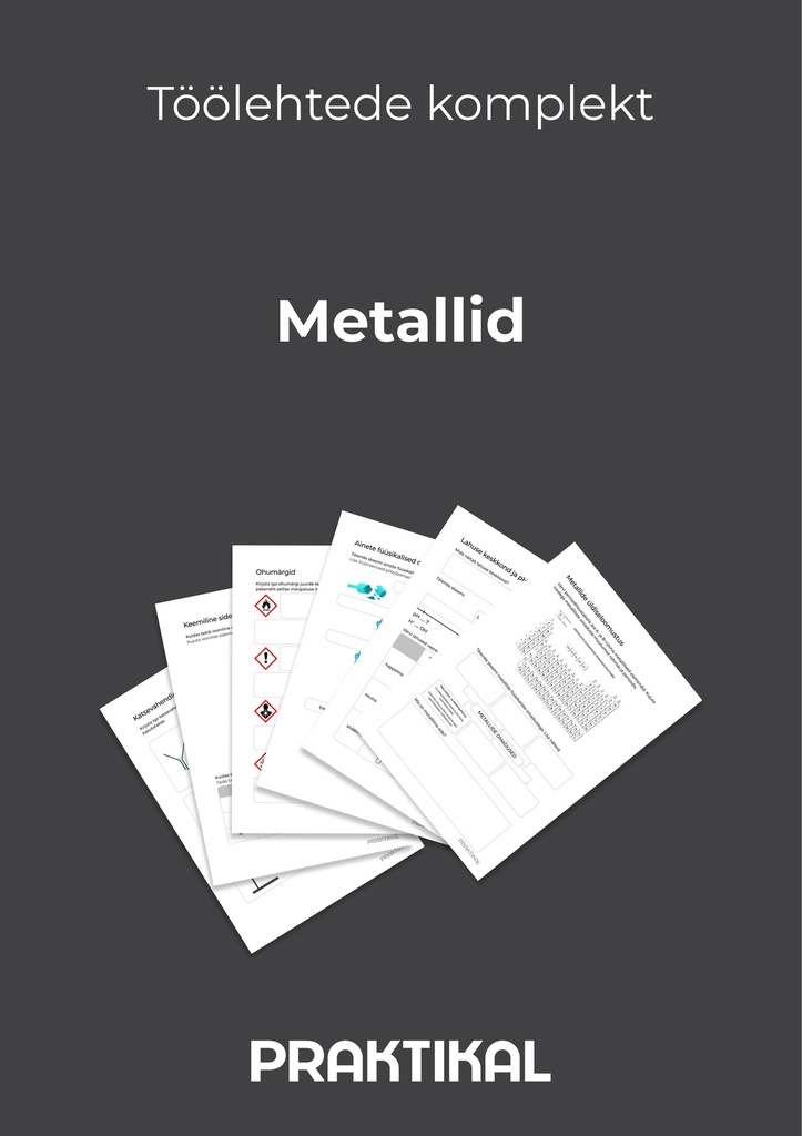"Metallid" töölehtede komplekt
